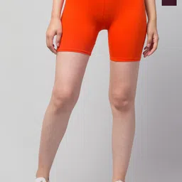 DRAXSTAR Women Pack Of 2 Skinny Fit Low-Rise Cycling Sports Shorts-picture-37