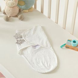 Juniors by Babyshop Infants Star Printed Pure Cotton Swaddle Wrap-image-53