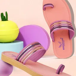 BERSACHE Women Colourblocked One Toe Flats-image-94
