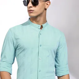 HIGHLANDER Men Opaque Striped Casual Shirt-picture-4