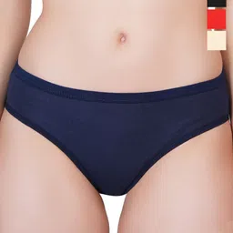 Liigne Pack Of 4 Mid-Rise Basic Briefs VCPC1963-XS-image-37