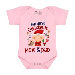 Arvesa My First Christmas Printed Romper-picture-30