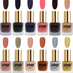 VOLO Set Of 12 Velvet Matte Nail Polish - 8 ml Each-image-22