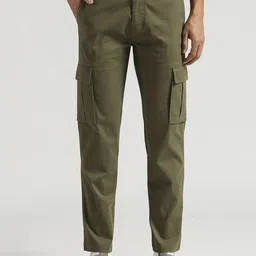 Pepe Jeans Men Straight Fit Cargos Trousers-image-55