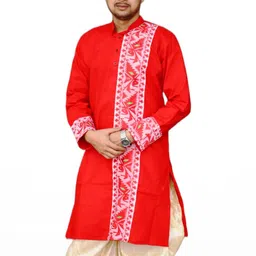 AMIT ONLINE Men Printed Pure Cotton Kurta-57