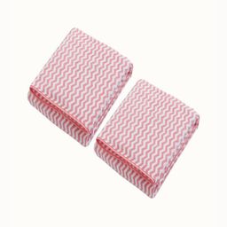 Black gold Pink & White 2 Striped Other 400 GSM Bath Towel-image-97