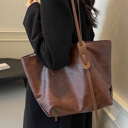 StyleCast PU Bucket Tote Bag-7