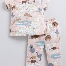 NAUTI KIDZ Girls Printed Night suit-picture-26