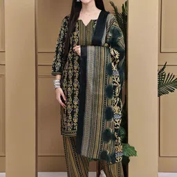 Merira Women Ethnic Motifs Printed Kurta with Trousers & Dupatta-picture-45