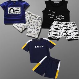 Lofn Unisex Kids Printed T-shirt with Shorts-image-13