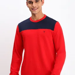 Allen Solly Men Colourblocked Round Neck Cotton Pullover Sweatshirt-image-47