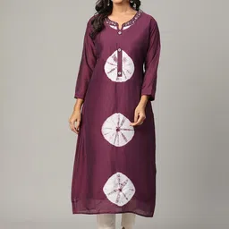 4u Fashion Women Purple Kurta-picture-15