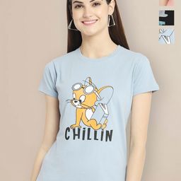 Metronaut Women Typography 3 Printed Applique T-shirt-image-10