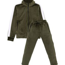 Status Quo BoysRegular Fit High Neck Long Sleeve Tracksuits-picture-33