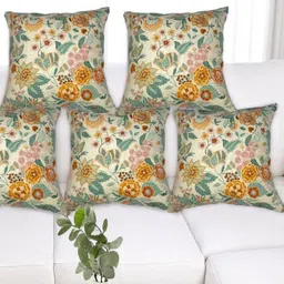 CASA-NEST Rust Set of 5 Square Cushion Covers-19