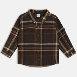 MINI KLUB Boys Checked Spread Collar Casual Shirt-picture-33