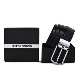 Hayes London Men Leather Reversible Formal Belt-image-93