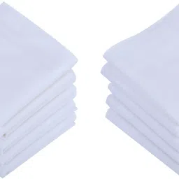 Dollar Cotton Handkerchiefs Hanky for Men-white Strip ["White"] Handkerchief-image-38