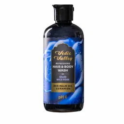 Vedic Valley Oud Wild Rose Red Palm Oil Ceramide Refreshing Hair & Body Wash - 300ml-33