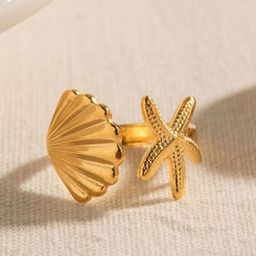MYKI Gold-Plated Finger Ring-43