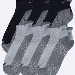 AIR GARB Pack Of 6 Colourblocked Ankle Length Socks-25