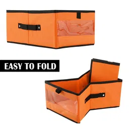 Kuber Industries Orange Set of 4 Regular Multi-Utility Organisers image 5