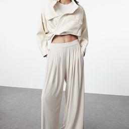 Trendyol Women Pleated Trousers-image-38