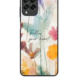 QRIOH Floral Printed Samsung Galaxy M33 5G Back Case Mobile Accessories-picture-47