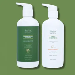 Anherb Natural Henna Cream Shampoo & Henna Cream Conditioner - 300ml Each-29