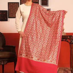 Pashmoda Nalki Embroidered Shawl-picture-28