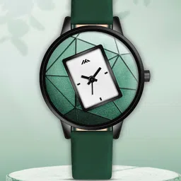 DOUBLERUN Women Round Dial & Leather Straps Analogue Multi Function Watch H05NNMT-563-image-59