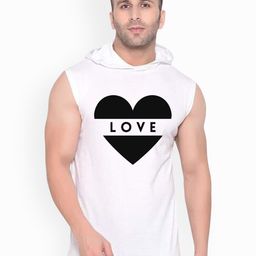 FABSTIEVE Printed Cotton Hooded Neck Gym-Vest Gym_Vest White_Print-235_gym_vest White M-image-49