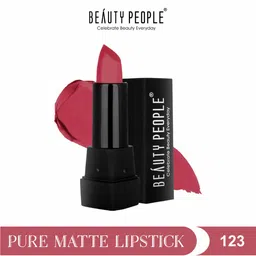 Beauty People Pure Matte Lipstick - 3.8 g - Mauve On- 123-48