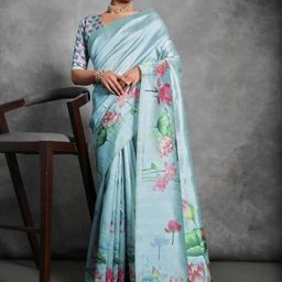 Moda Rapido Blue Polycotton Sarees-picture-56