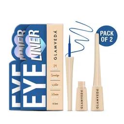 GLAMVEDA Set Of 2 Super Matte Liquid Eyeliner - Blue - 4.5ml Each-8