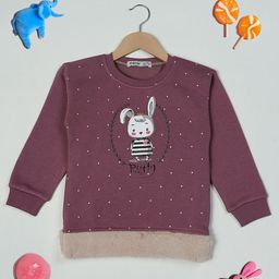 PAMPOLINA Girls Fleece Printed Sweatshirt-image-42