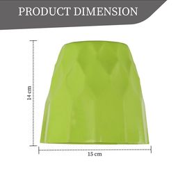 Kuber Industries Green 6 Pieces Barfi Pattern Durable Planters image 2