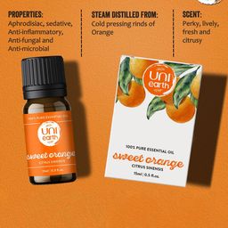 Uniearth Set Of 2 Camphor & Sweet Orange Essential Oils - 15 ml Each image 5