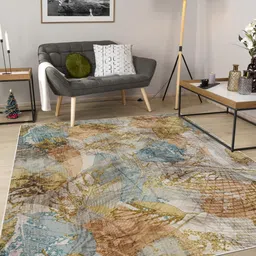 Kaleen India Gold Polyester Carpets-image-89