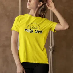 Moda Rapido Women Typography Cotton Bio Finish Printed T-shirt-picture-14