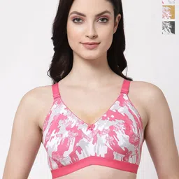 SHYAM SONS FLAIR Floral Printed Non-Wired Full Coverage Bra-11