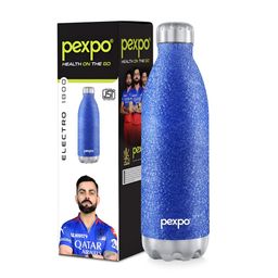 Pexpo Blue Single Stainless Steel Water Bottle-image-35