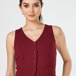Annabelle by Pantaloons Slim-Fit Waistcoat-picture-50