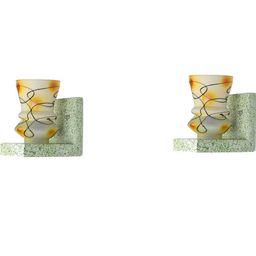 SOMIL Yellow Glass Cylinder Printed Wall Lamps-image-40