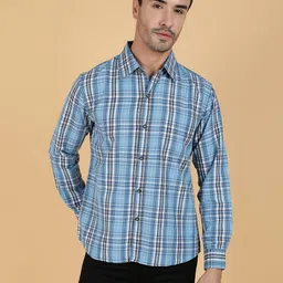 Kotty Men Relaxed Spread Collar Graphic Printed Casual Shirt-image-88
