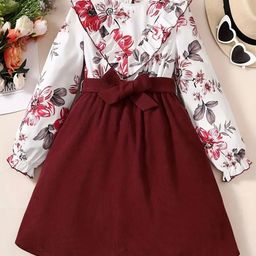 Miss & Chief Embellished A-Line Dress-image-78