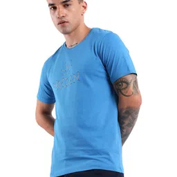 WROGN Men Typography Printed Round Neck Cotton Slim Fit T-Shirt-image-51