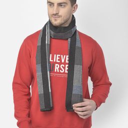 Cazzano Men Striped Acrylic Muffler-image-80