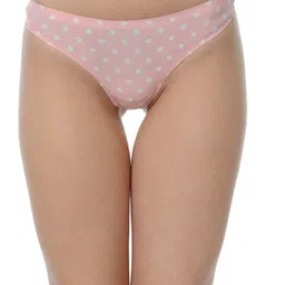 Da Intimo Printed Low-Rise Thong Briefs DIU-02_PNK-image-47
