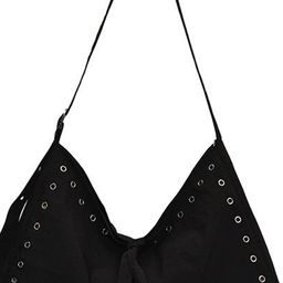 StyleCast x Revolte Structured Hobo Bag with Cut Work image 3